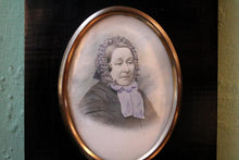 Load image into Gallery viewer, Antique Victorian Hand-Coloured Portrait Photograph - Ebonised Frame - c.1870
