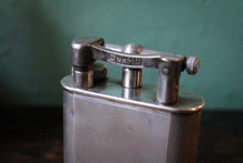 Load image into Gallery viewer, 1930s Dunhill Giant Table Lighter – Silver Plated Engine Turned Lift Arm – Art Deco – Working
