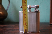 Load image into Gallery viewer, 1930s Dunhill Giant Table Lighter – Silver Plated Engine Turned Lift Arm – Art Deco – Working

