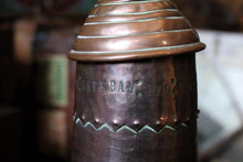 Load image into Gallery viewer, Antique Spanish Copper Water Jug Ewer – Dated 1886 – Large 19th Century Vessel
