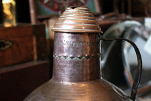 Load image into Gallery viewer, Antique Spanish Copper Water Jug Ewer – Dated 1886 – Large 19th Century Vessel
