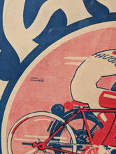 Load image into Gallery viewer, Original C.1930 Favor Cycles &amp; Motos French Advertising Poster - Jean Prunière - Framed
