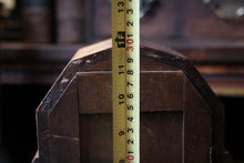 Load image into Gallery viewer, 1930s Art Deco Oak Chiming Mantel Clock - Working Mechanical Pendulum Clock
