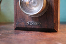 Load image into Gallery viewer, Antique Ever Ready Wooden Bullseye Torch - C.1920 British Hand Lamp - Bicycle Trench Lantern
