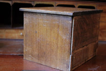 Load image into Gallery viewer, Antique Oak Miniature Chest of Drawers - Two Drawer Desktop Cabinet - c.1900
