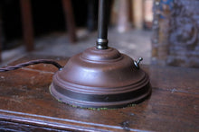 Load image into Gallery viewer, Vintage 1930s Art Deco Bankers Desk Lamp - Adjustable Trough Shade - Rewired Industrial Light
