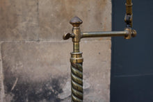 Load image into Gallery viewer, Antique Victorian Adjustable Reading Stand - Brass &amp; Cast Iron Lectern - Music Stand C.1890
