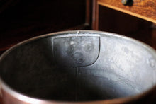 Load image into Gallery viewer, Antique Victorian Copper Jardiniere Planter – Neoclassical Ring Handles – Tinned Interior – c.1880
