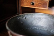 Load image into Gallery viewer, Antique Victorian Copper Jardiniere Planter – Neoclassical Ring Handles – Tinned Interior – c.1880
