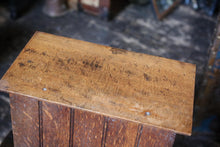 Load image into Gallery viewer, Antique Oak Tabletop Cabinet – Early 20th Century Locking Stationery Cupboard – c.1900
