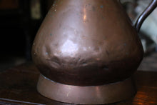 Load image into Gallery viewer, Victorian Copper 1 Gallon Haystack Measure Jug - VR Verification Stamp - Antique Ale Measure
