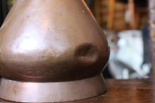 Load image into Gallery viewer, Victorian Copper 1 Gallon Haystack Measure Jug - VR Verification Stamp - Antique Ale Measure
