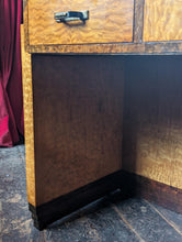 Load image into Gallery viewer, Vintage 1930s Art Deco Dressing Table – Figured Maple
