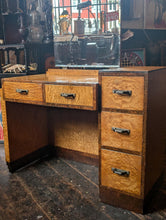 Load image into Gallery viewer, Vintage 1930s Art Deco Dressing Table – Figured Maple
