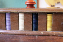 Load image into Gallery viewer, Vintage Bakelite Poker Chip Set – Coloured Gaming Counters – Bridge Card Game Set
