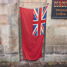 Load image into Gallery viewer, Large Vintage British Red Ensign Flag – Merchant Navy Maritime Ship Flag – 177cm
