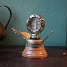 Load image into Gallery viewer, Antique c.1915–25 Ford Boyce MotoMeter Winged Radiator Cap Mascot – Model T Automobilia
