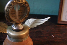 Load image into Gallery viewer, Antique c.1915–25 Ford Boyce MotoMeter Winged Radiator Cap Mascot – Model T Automobilia
