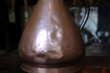Load image into Gallery viewer, Antique Arts &amp; Crafts Copper Jug - Ebonised Wood Handle - English C.1900 - 29cm
