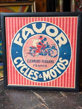 Load image into Gallery viewer, Original C.1930 Favor Cycles &amp; Motos French Advertising Poster - Jean Prunière - Framed
