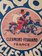Load image into Gallery viewer, Original C.1930 Favor Cycles &amp; Motos French Advertising Poster - Jean Prunière - Framed
