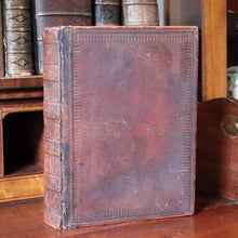 Load image into Gallery viewer, 1844 Imperial Family Bible - Blackie &amp; Son - Large Victorian Leather Bible - Illustrated Engravings
