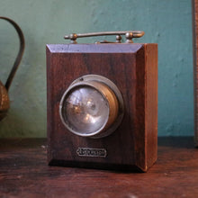 Load image into Gallery viewer, Antique Ever Ready Wooden Bullseye Torch - C.1920 British Hand Lamp - Bicycle Trench Lantern
