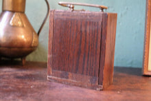 Load image into Gallery viewer, Antique Ever Ready Wooden Bullseye Torch - C.1920 British Hand Lamp - Bicycle Trench Lantern
