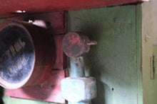 Load image into Gallery viewer, Vintage Wooden Toy Petrol Station - Scratch Built Folk Art Garage - Illuminated Sign C.1930s–40s
