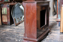 Load image into Gallery viewer, Antique Celestion Loudspeaker Cabinet - 1920s - Mahogany Radio Speaker - Art Deco Fretwork

