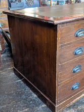 Load image into Gallery viewer, Large Vintage Twin Pedestal Desk – Partners Desk – Green Leather Writing Top – Industrial Office Desk

