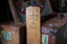 Load image into Gallery viewer, Vintage Nicolls Hammond Autograph Cricket Bat – Robertsbridge Sussex – English Cricket Display
