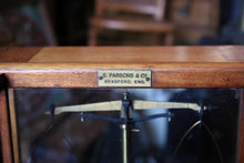 Load image into Gallery viewer, Antique Becker's Sons Analytical Balance - S Parsons Bradford - Cased Laboratory Scales &amp; Weights C.1920

