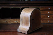 Load image into Gallery viewer, Art Deco Mantel Clock - Oak Case - Mechanical Striking Clock With Gong - C.1930s - Working
