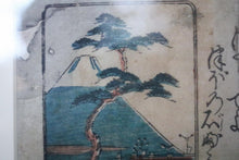 Load image into Gallery viewer, Original Utagawa Yoshitsuya Samurai Woodblock Print - Minamoto no Yoritomo - Edo Period c1843 - Framed
