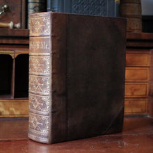 Load image into Gallery viewer, Large Victorian Illustrated Family Holy Bible – Cassell Petter &amp; Galpin – Leather Bound – Family Records
