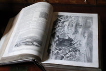 Load image into Gallery viewer, Large Victorian Illustrated Family Holy Bible – Cassell Petter &amp; Galpin – Leather Bound – Family Records
