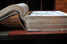 Load image into Gallery viewer, Large Victorian Illustrated Family Holy Bible – Cassell Petter &amp; Galpin – Leather Bound – Family Records
