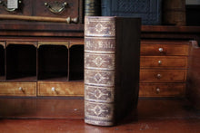 Load image into Gallery viewer, Large Victorian Illustrated Family Holy Bible – Cassell Petter &amp; Galpin – Leather Bound – Family Records

