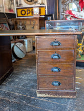 Load image into Gallery viewer, Large Vintage Twin Pedestal Desk – Partners Desk – Green Leather Writing Top – Industrial Office Desk
