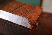 Load image into Gallery viewer, Antique Georgian Regency  Rosewood Tea Caddy – C 1800
