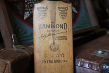 Load image into Gallery viewer, Vintage Nicolls Hammond Autograph Cricket Bat – Robertsbridge Sussex – English Cricket Display
