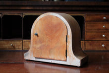 Load image into Gallery viewer, Art Deco Mantel Clock - Oak Case - Mechanical Striking Clock With Gong - C.1930s - Working
