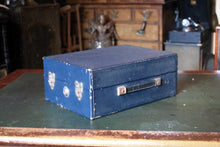 Load image into Gallery viewer, 1930s Rose Morris Viceroy Portable Gramophone - Blue Wind-Up 78 RPM Record Player - Working
