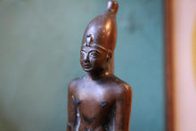 Load image into Gallery viewer, Antique Egyptian Revival Bronze Osiris Figure – Grand Tour Sculpture – c.1920 – 24 cm
