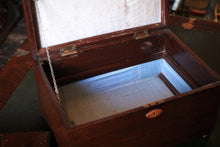 Load image into Gallery viewer, Regency Mahogany Sewing Work Box c.1820 – Georgian Fitted Needlework Jewellery Box
