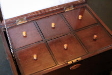 Load image into Gallery viewer, Regency Mahogany Sewing Work Box c.1820 – Georgian Fitted Needlework Jewellery Box
