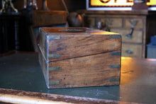 Load image into Gallery viewer, Large Mid-19th Century Burr Walnut Writing Slope – Brass Bound Campaign Lap Desk – c.1840–1860
