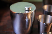 Load image into Gallery viewer, C.1920's German Art Deco Rocket Cocktail Shaker - D.R.G.M. - Chrome Travelling Bar Set
