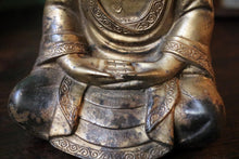 Load image into Gallery viewer, Antique 19th Century Japanese Bronze Buddha - Gilt Amida Nyorai - Meiji Period Buddhist Sculpture
